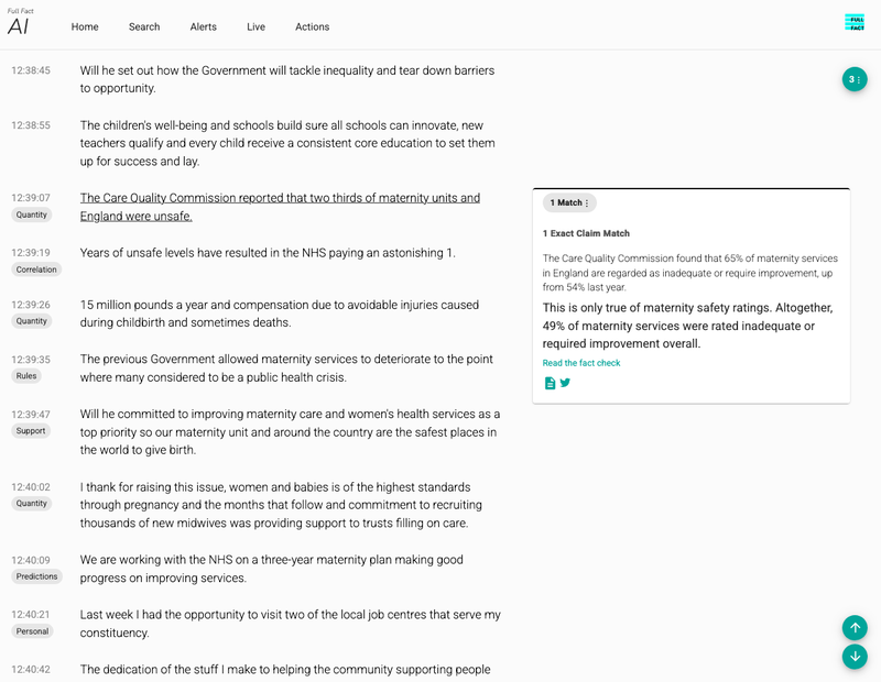 Benefits of AI-assisted fact checking